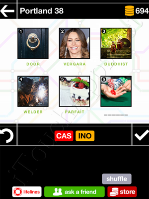 Pics & Pieces Portland Pack Level 38 Answer