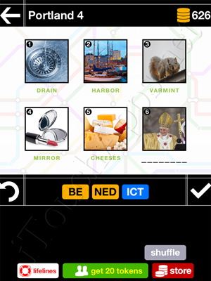 Pics & Pieces Portland Pack Level 4 Answer
