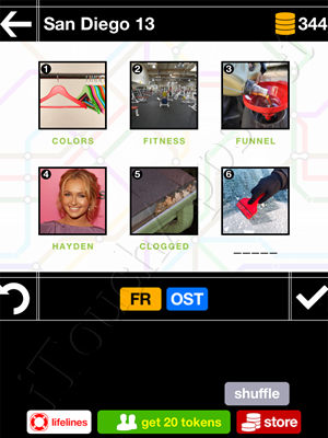 Pics & Pieces San Diego Pack Level 13 Answer