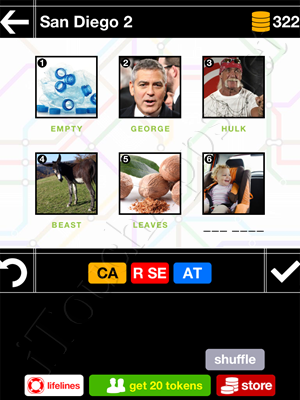 Pics & Pieces San Diego Pack Level 2 Answer