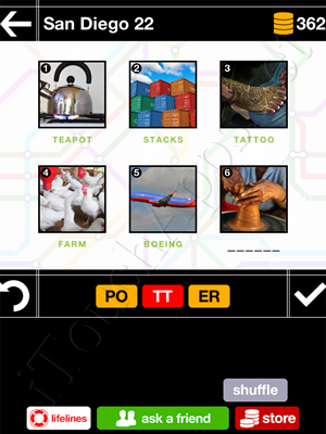 Pics & Pieces San Diego Pack Level 22 Answer