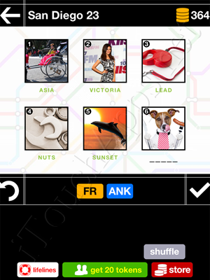 Pics & Pieces San Diego Pack Level 23 Answer