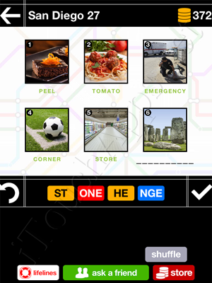 Pics & Pieces San Diego Pack Level 27 Answer