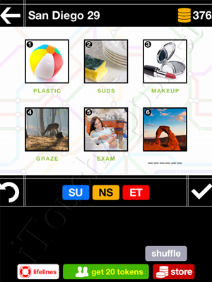 Pics & Pieces San Diego Pack Level 29 Answer