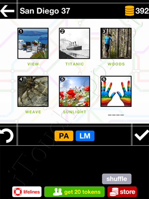 Pics & Pieces San Diego Pack Level 37 Answer