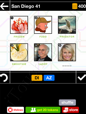Pics & Pieces San Diego Pack Level 41 Answer