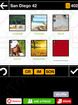 Pics & Pieces San Diego Pack Level 42 Answer