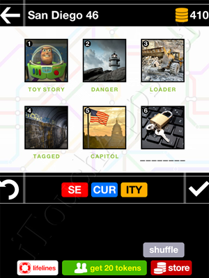 Pics & Pieces San Diego Pack Level 46 Answer