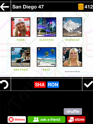 Pics & Pieces San Diego Pack Level 47 Answer