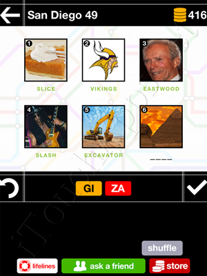 Pics & Pieces San Diego Pack Level 49 Answer