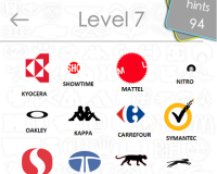 Logos Quiz Game Answers: Level 7 Part 1 – For iPod, iPhone, iPad