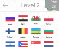Flags Quiz Answers: Level 2 Part 2