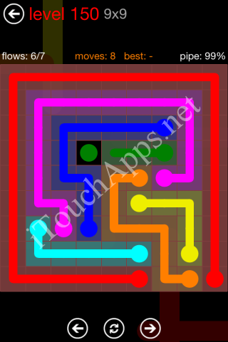 Flow Game 9x9 Mania Pack Level 150 Solution
