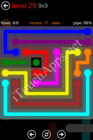 Flow Game 9x9 Mania Pack Level 29 Solution