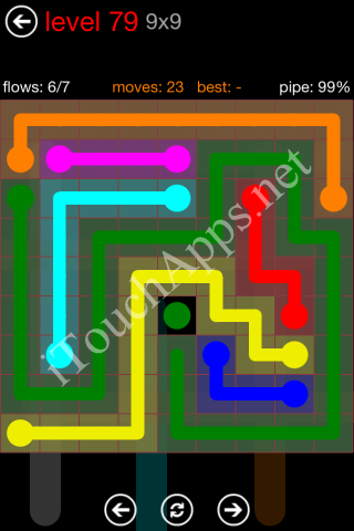 Flow Game 9x9 Mania Pack Level 79 Solution