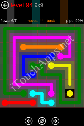 Flow Game 9x9 Mania Pack Level 94 Solution