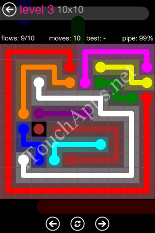 Flow Pink Pack 10 x 10 Level 3 Solution