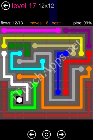 Flow Pink Pack 12 x 12 Level 17 Solution