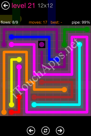 Flow Pink Pack 12 x 12 Level 21 Solution