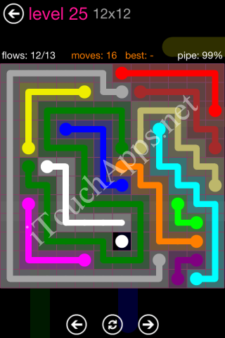 Flow Pink Pack 12 x 12 Level 25 Solution