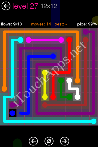 Flow Pink Pack 12 x 12 Level 27 Solution