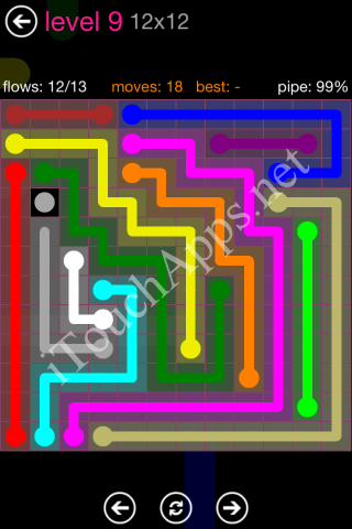 Flow Pink Pack 12 x 12 Level 9 Solution