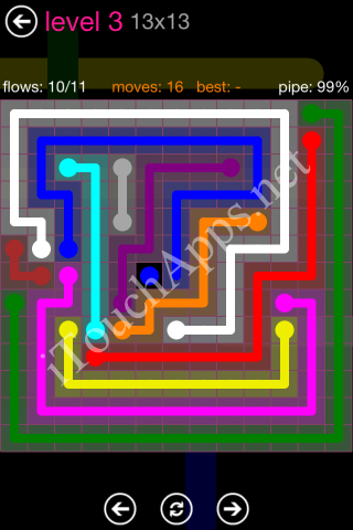 Flow Pink Pack 13 x 13 Level 3 Solution