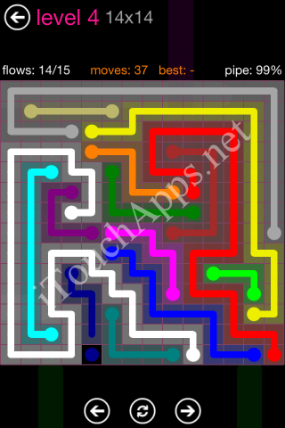 Flow Pink Pack 14 x 14 Level 4 Solution
