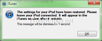 How to Restore Ipod - Ipod Settings Restored From Backup