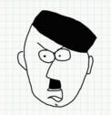 Badly Drawn Faces Adolf Hitler