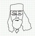 Badly Drawn Faces Albus Dumbledore
