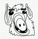 Badly Drawn Faces Alf