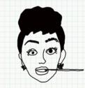 Badly Drawn Faces Audrey Hepburn