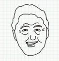Badly Drawn Faces Bill Clinton