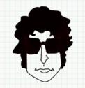 Badly Drawn Faces Bob Dylan