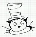 Badly Drawn Faces Cat In The Hat