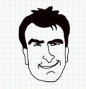 Badly Drawn Faces Charlie Sheen