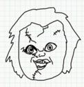 Badly Drawn Faces Chucky