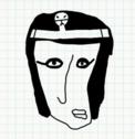 Badly Drawn Faces Cleopatra VII