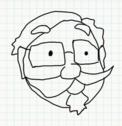 Badly Drawn Faces Colonel Sanders
