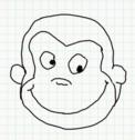 Badly Drawn Faces Curious George