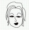 Badly Drawn Faces Cyndi Lauper