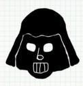 Badly Drawn Faces Darth Vader