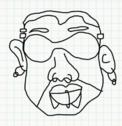 Badly Drawn Faces Dennis Rodman