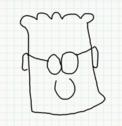 Badly Drawn Faces Dilbert