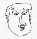 Badly Drawn Faces Donald Trump