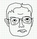 Badly Drawn Faces Dwight Schrute