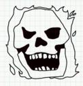 Badly Drawn Faces Ghost Rider