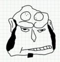 Badly Drawn Faces Hellboy