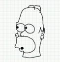 Badly Drawn Faces Homer Simpson